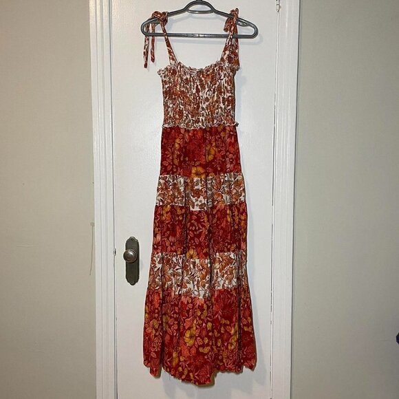 Abel The Label Sleeveless Boho Floral Maxi Dress size XS - Picture 4 of 7